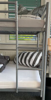 Etagenbett-2 IT 90x190/90x200cm, RAL 9006 - TÜV nach DIN 747-1/2