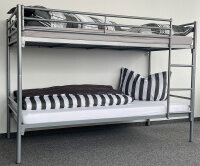 Etagenbett-2 IT 90x190/90x200cm, RAL 9006 - TÜV nach DIN 747-1/2