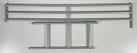 Absturzsicherungen vorn, hinten, Leiter für Etagenbett-2, 190cm, RAL 9006