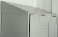 Schrägdach-2, Spind-Breite 30/40/50/60/80/90/120cm