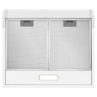 Dunstabzughaube-1, Bomann DU 623.3, 60x50x14cm, Umluft, Unterbau, weiß