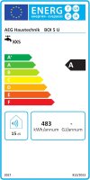 Boiler-0, AEG BOI 5 U, Untertischboiler 5 Liter, 230V, 2 kW, A, weiß