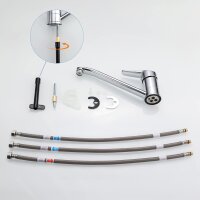 Ibergrif Niederdruck Armatur, Anschluß an Boiler, Chrome